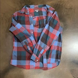 Eddie Bauer classic fit flannel shirt